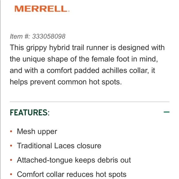 Merrell Women’s Bravada Hiking Shoe - Picture 8 of 9